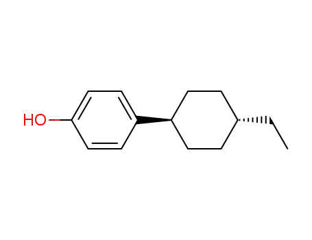 Molecular Structure of 89100-78-7 (4-(trans-4-Ethylcyclohexyl)phenol)