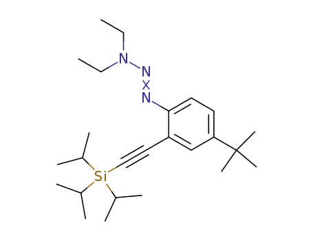 N,N-diethyl-N'-[4-tert-butyl-2-(triisopropylsilylethynyl)phenyl]triazene