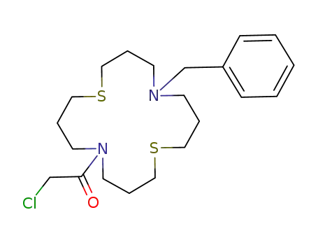 1,9-Dithia-5,13-diazacyclohexadecane,
5-(chloroacetyl)-13-(phenylmethyl)-