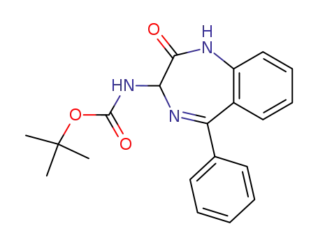 tert-butyl N-(2-oxo-5-phenyl-1,3-dihydro-1,4-benzodiazepin-3-yl)carbamate