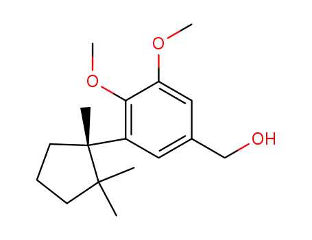 (1'S)-3,4-dimethoxy-5-(1',2',2'-trimethylcyclopentyl)benzyl alcohol