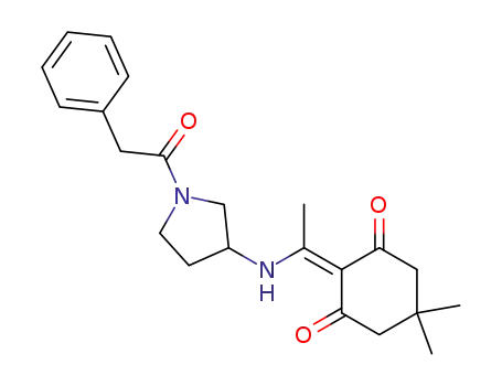 N-phenylacetyl-4-[1-(4,4-dimethyl-2,6-dioxocyclohexylidene)ethylamino]pyrrolidine
