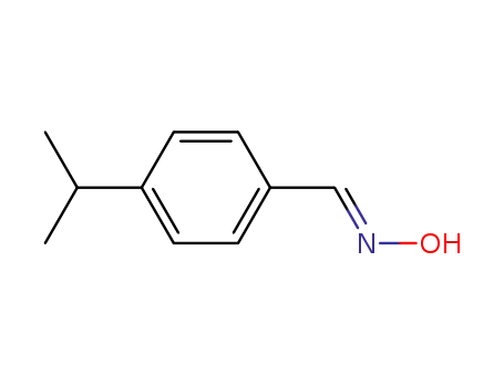 벤즈알데히드, 4-(1-메틸에틸)-, 옥심, (E)-(9CI)