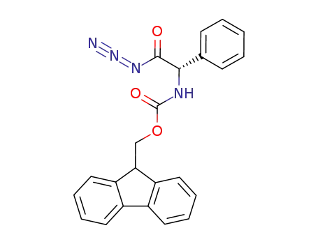 Carbamic acid, [(1S)-2-azido-2-oxo-1-phenylethyl]-,
9H-fluoren-9-ylmethyl ester