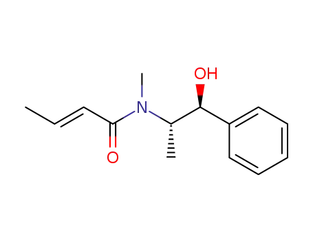 2-Butenamide, N-[(1S,2S)-2-hydroxy-1-methyl-2-phenylethyl]-N-methyl-,
(2E)-