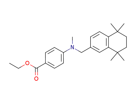 4-(N-methyl-5,6,7,8-tetrahydro-5,5,8,8-tetramethylnaphthalen-2-ylmethylamino)benzoic acid ethyl ester