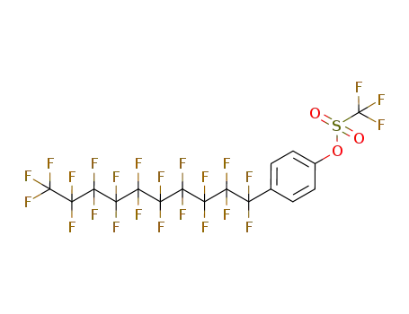 trifluoro-methanesulfonic acid 4-heneicosafluorodecyl-phenyl ester