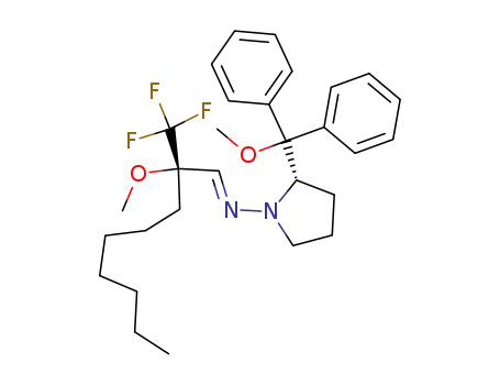(2S,2'S)-1-[2'-methoxy-2'-(trifluoromethyl)nonyleneamino]-2-(1''-methoxy-1'',1''-diphenyl)pyrrolidine