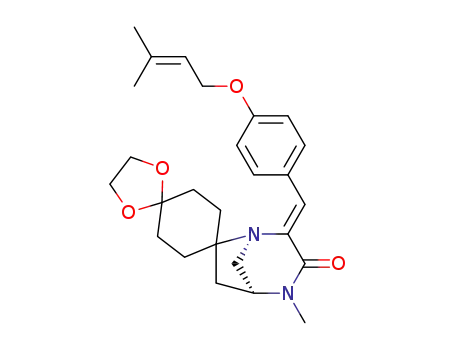 (1S,2Z,5S)-4-methyl-2-[[4-[(3-methyl-2-butenyl)oxy]phenyl]methylene]-dispiro[1,4-diazabicyclo[3.2.1]octan-3-one-7,1'-cyclohexane-4',2''-[1,3]dioxolane]