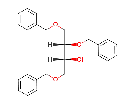 Molecular Structure of 101703-83-7 (1,3,4-tribenzyloxy-D-erythritol)