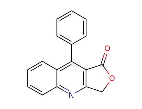 Molecular Structure of 85422-43-1 (Furo[3,4-b]quinolin-1(3H)-one, 9-phenyl-)
