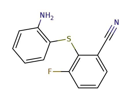 2-[(2-aminophenyl)sulfanyl]-3-fluorobenzonitrile