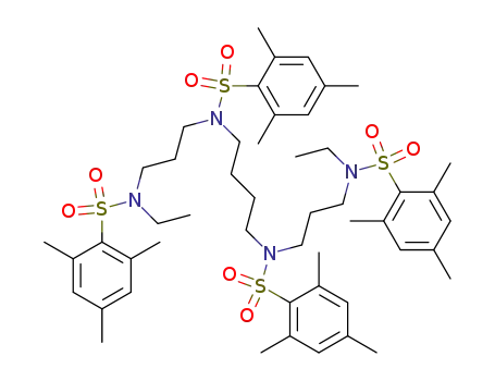 N<sup>1</sup>,N<sup>12</sup>-diethyl-N<sup>1</sup>,N<sup>4</sup>,N<sup>9</sup>,N<sup>12</sup>-tetrakis(mesitylenesulfonyl)spermine