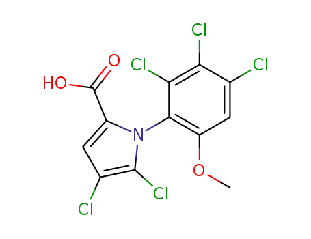 4,5-dichloro-1-(2,3,4-trichloro-6-methoxyphenyl)-1H-pyrrole-2-carboxylic acid