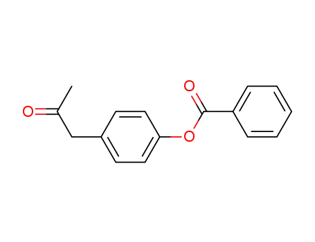 Molecular Structure of 18621-40-4 (4-(2-oxopropyl)phenyl benzoate)