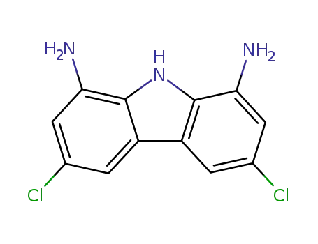 1,8-diamino-3,6-dichloro-9H-carbazole