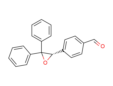 Molecular Structure of 727404-78-6 ((S)-4-(3,3-diphenyloxiranyl)-benzaldehyde)