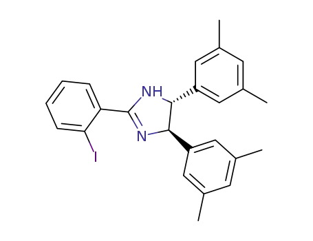 1H-Imidazole,
4,5-bis(3,5-dimethylphenyl)-4,5-dihydro-2-(2-iodophenyl)-, (4R,5R)-