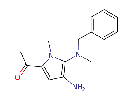 2-acetyl-4-amino-5-(N-benzyl-N'-methylamino)-1-methylpyrrole