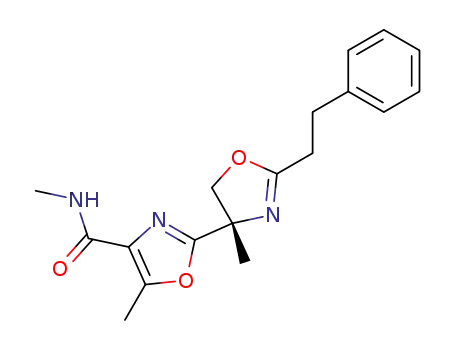 (4'S)-5,4'-Dimethyl-2'-phenethyl-4',5'-dihydro-2,4'-bioxazoyl-4-carboxylic acid methylamide
