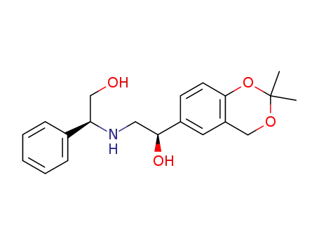 Molecular Structure of 380414-68-6 ((1R,1'S)-1-(2,2-dimethyl-4H-benzo[1,3]dioxin-6-yl)-2-(2-hydroxy-1-phenyl-ethylamino)-ethanol)