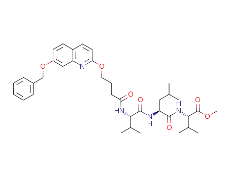4-(7-benzyloxy-quinoline-2-yloxy)butyryl-Val-Leu-Val-OMe