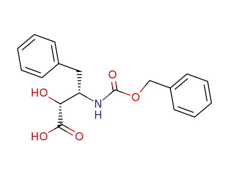 3-Benzyloxycarbonylamino-2-hydroxy-4-phenyl-butyric acid