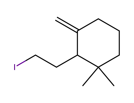 (+/-)-2-(2-Iodoethyl)-3-methylene-1,1-dimethylcyclohexane