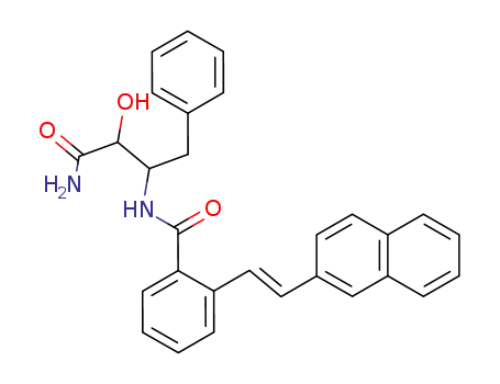 Benzenebutanamide,
a-hydroxy-b-[[2-[(1E)-2-(2-naphthalenyl)ethenyl]benzoyl]amino]-