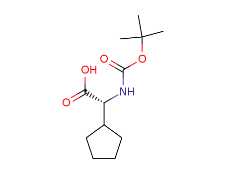 (R)-2-((tert-Butoxycarbonyl)amino)-2-cyclopentylacetic acid 156881-63-9
