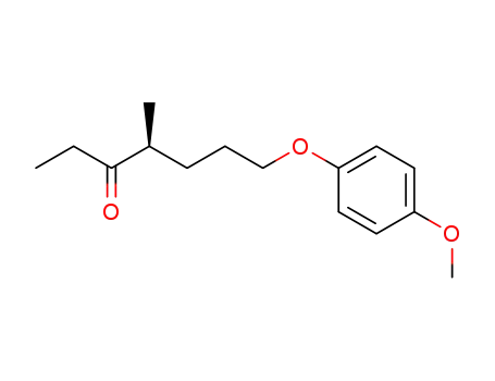 Molecular Structure of 276690-14-3 ((4S)-7-(4-Methoxyphenoxy)-4-Methyl-3-heptanone)