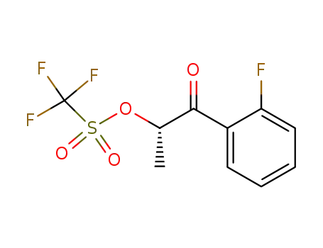 (2S)-2'-fluoro-2-trifluoromethanesulfonyloxypropiophenone