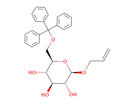 1-O-allyl-6-O-trityl-β-D-glucopyranoside