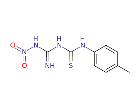 Molecular Structure of 90559-99-2 (1-(4-methylphenyl)-3-(N-nitroamidino)thiourea)