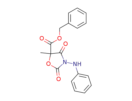 Benzyl 5-methyl-2,4-dioxo-3-phenylamino-1,3-oxazolidine-5-carboxylate