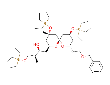 (2S,3S)-1-[(2S,4S,6R,8S,10S)-8-(2-Benzyloxy-ethyl)-4-methyl-4,10-bis-triethylsilanyloxy-1,7-dioxa-spiro[5.5]undec-2-yl]-3-methyl-4-triethylsilanyloxy-butan-2-ol