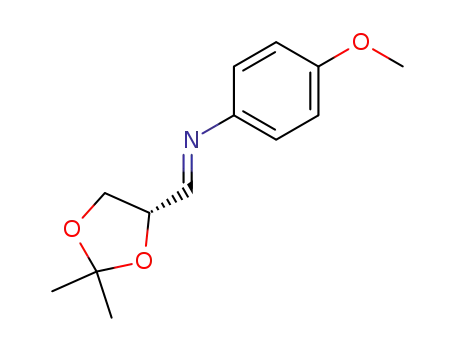 [1-((S)-2,2-Dimethyl-[1,3]dioxolan-4-yl)-meth-(E)-ylidene]-(4-methoxy-phenyl)-amine