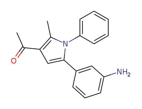 1-[5-(3-Amino-phenyl)-2-methyl-1-phenyl-1H-pyrrol-3-yl]-ethanone