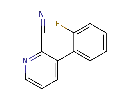 2-Pyridinecarbonitrile, 3-(2-fluorophenyl)-