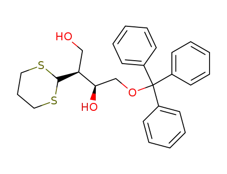 1,3-Butanediol, 2-(1,3-dithian-2-yl)-4-(triphenylmethoxy)-, (2S,3S)-