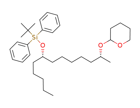 tert-Butyl-[(1S,7R)-1-pentyl-7-(tetrahydro-pyran-2-yloxy)-octyloxy]-diphenyl-silane
