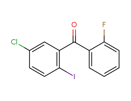 Methanone, (5-chloro-2-iodophenyl)(2-fluorophenyl)-
