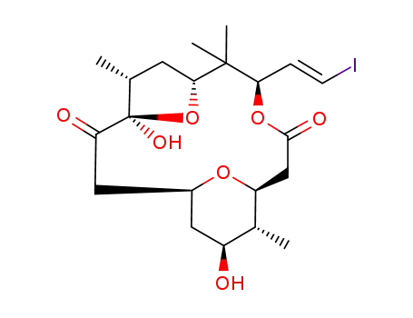 (1S,4R,5R,7R,9R,13S,14R,15S)-4,15-dihydroxy-3,11-dioxo-9-[(E)-2-iodoethenyl]-5,8,8,14-tetramethyl-10,17,18-trioxatricyclo[11.3.1.1<sup>4,7</sup>]octadecane