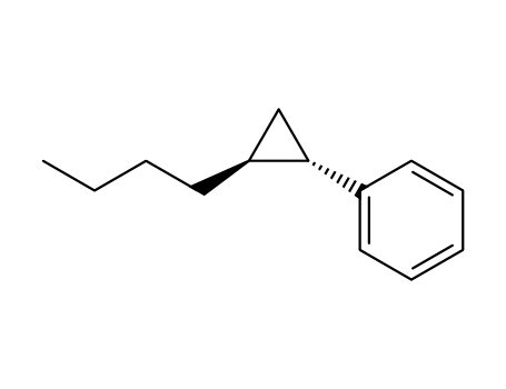 Benzene, (2-butylcyclopropyl)-, trans-