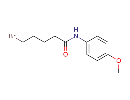 Molecular Structure of 182887-95-2 (Pentanamide, 5-bromo-N-(4-methoxyphenyl)-)