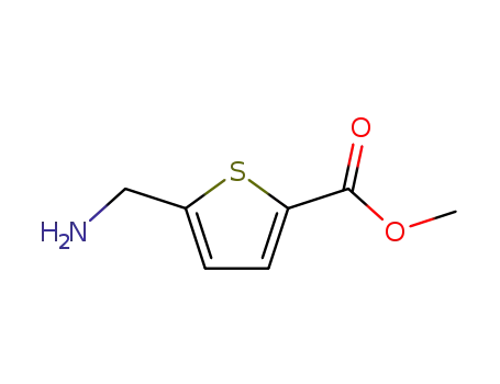 Molecular Structure of 75985-18-1 (METHYL 5-(AMINOMETHYL)THIOPHENE-2-CARBOXYLATE)