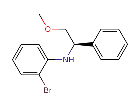 Molecular Structure of 361979-02-4 ((2-bromophenyl)-(R)-2-methoxy-1-phenylethylamine)