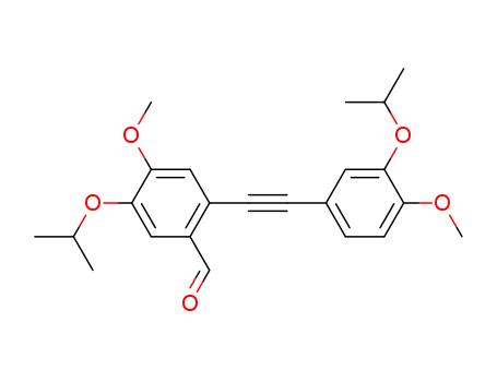 5-isopropoxy-2-[2'-(3''-isopropoxy-4''-methoxyphenyl)ethynyl]-4-methoxybenzaldehyde
