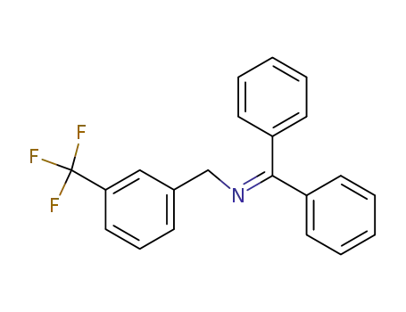 Molecular Structure of 175352-79-1 (N-(diphenylmethylene)-3-trifluoromethylbenzenemethanamine)