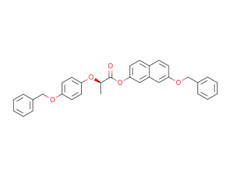 (+)-7-(benzyloxy)-2-naphthyl (R)-2-[4-(benzyloxy)phenyloxy]propionate